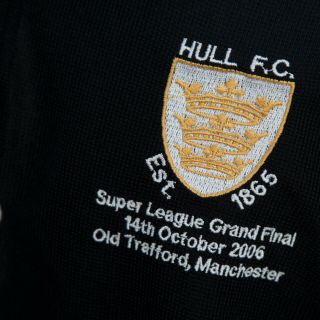 Hull FC 2006 Player Issue Rugby League Grand Final Polo Shirt XL ISC Rare 2