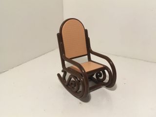 Vintage Tomy Dollhouse Furniture Rocking Chair 22