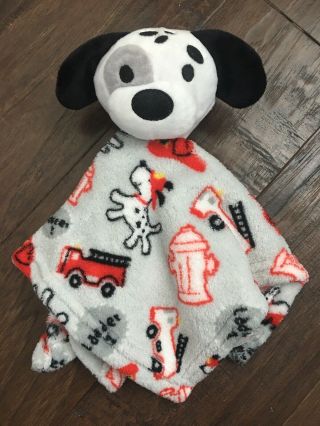 Swiggles Puppy Dog Baby Lovey Security Blanket Swiggies Dalmatian Fire 12 " Rare