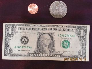 51 2003 - A $1 One Dollar Note Rare Bill Fancy Low Serial Number