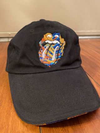 Rare Rolling Stones Embroidered Slouch Cap Hat From 40 Licks Tour ‘02