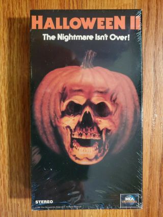 Halloween Ii 1981 Vhs Rare Mca Cult Classic Htf Oop Horror Slasher Splatter
