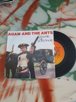 Adam And The Ants Stand And Deliver Rare 1981 German 7 " Import
