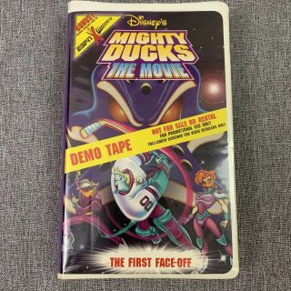 Rare Demo Tape Disney’s Mighty Ducks The Movie: The First Face - Off (vhs,  1997)