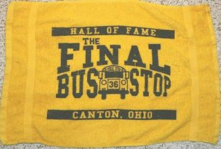 Pittsburgh Steelers Vintage Rare Terrible Towel Jerome Bettis Canton Hof Towel