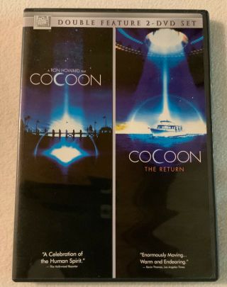 Cocoon/ Cocoon: The Return (dvd,  2006,  2 - Disc Set,  Double Feature) Rare,  Oop
