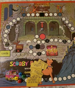 Rare COMPLETE 1973 VINTAGE SCOOBY DOO Where are You 4318 BOARD GAME 2