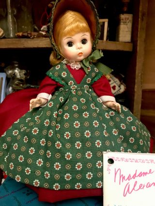 Vintage Madame Alexander 8 " Denmark 569 International Doll Box &tag