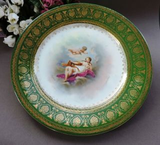 Art Nouveau Austria Royal Vienna Type Cake Plate