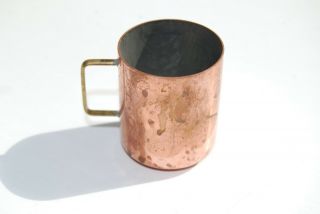 Copper 1/3 Gill Measuring Cup Third Gill Brass Handle