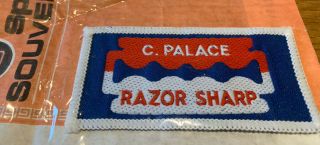 Crystal Palace Football Sew On Patch Very Rare Razor Sharp 1980