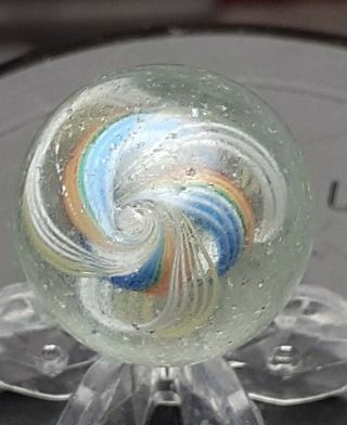 Antique German Handmade Marble Divided Core Swirls.  692 "