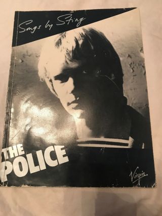Songs By Sting (the Police) Rare Song Book 1979 (guitar Tab Lyrics - Memorabilia)