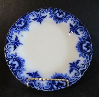 Antique Strong Flow Blue 8 3/4 " Plates 