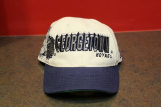 Vintage Georgetown Hoyas Snapback Hat Cap Sports Specialties White Tag Rare