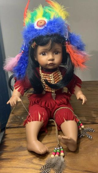 Cathay Porcelain Indian Doll No.  1 Of 5000