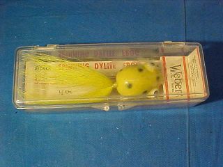 Mib 1950s Weber Spinning Dylite Frog Fishing Lure