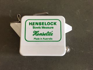 Lawn Bowls Henselock Bowls Measure Henselite Austria