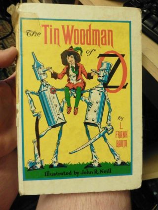 The Tin Woodman Of Oz L Frank Baum Rare 1974 Hardback Edition Ex Library