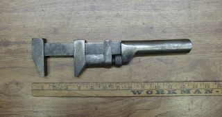 Antique Coes All Steel 12 - 3/8 " Monkey Wrench,  1 " Jaws,  2 - 1/4 " Capacity,  Good Cond.