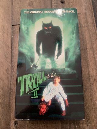 Troll 2 (vhs,  1998) - Cult Classic - Horror - Rare -