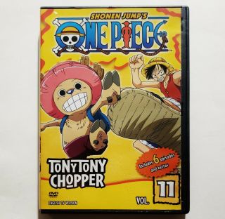 One Piece - Vol.  11: Tony Tony Chopper (dvd,  2007) Rare & Oop 4kids Dub