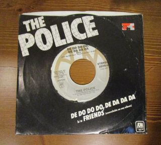 The Police Rare 7 " De Do Do Do De Da Da Da 80 