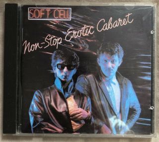 Soft Cell Non - Stop Erotic Cabaret Cd Rare Early West German Red Vertigo Swirl