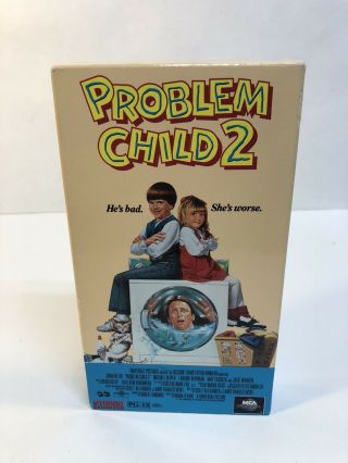 Problem Child 2 (vhs,  1991) Rare Vhs Htf Artwork
