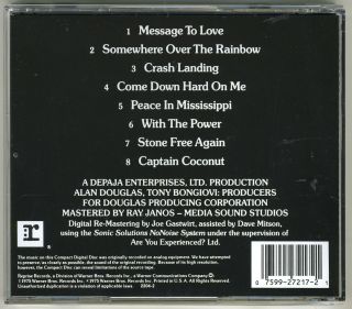 Jimi Hendrix - Crash Landing - Rare 1990 Out - Of - Print CD - Message To Love - 2