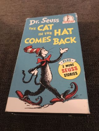 Dr.  Seuss - The Cat In The Hat Comes Back (vhs,  1989) - Rare By Random House