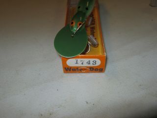 Vintage Bomber Fishing Lure With Papers Waterdog 1743