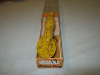 Vintage Bomber Fishing Lure With Papers Waterdog 1719