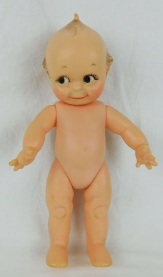 Vintage Cameo Kewpie Doll 11 " Jointed Vinyl Nude Squeaker