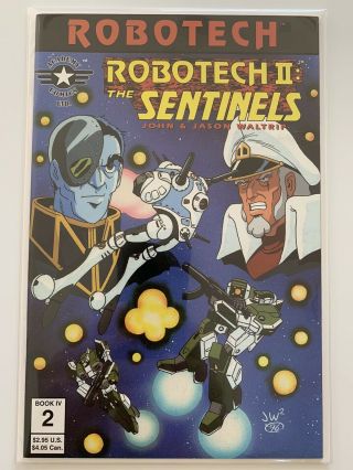 Robotech Ii: The Sentinels Book 4 2 Nm - 9.  2 Book Iv 2 Rare Academy Comic