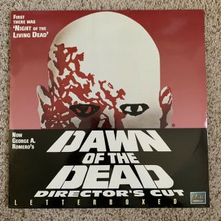 Dawn Of The Dead Director’s Cut Letterbox Laserdisc - Very Rare Horror