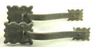 Air Of Vintage Solid Brass Lever Style Door Handles 12 Inches Long