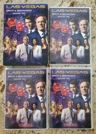 Las Vegas Second Season 2 Two Dvd Very Rare Oop 23 Uncut Episodes Htf Tv Series