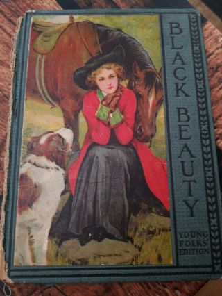 Vintage Antique 1920 Black Beauty By Anna Sewell Childrens Horse Book Classic Hb