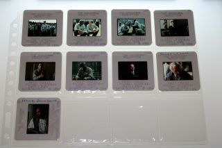 The Shawshank Redemption - 9 Press Kit Slides Tim Robbins Morgan Freeman Rare