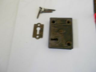 Snall Corbin Surface Mount Door Lock 2 " X 2 3/4 " Cast Iron