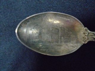 Vintage Havana IL HIgh School Engraved Sterling Silver Spoon 2