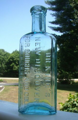 Antique DR.  KING ' S DISCOVERY FOR COUGHS AND COLDS Quack Medicine Bottle 3