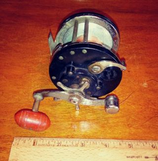 Vintage Jc Higgins Model 47f Bakelite Bait - Casting Fishing Reel