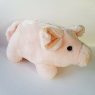 Vintage America Wego 2380 Pink Pig Plush Stuffed Animal 10.  5 "