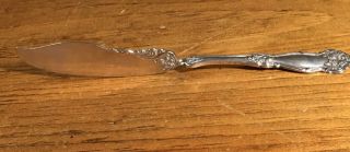 Vintage 1908 Arbutus Twisted Handle Master Butter Knife By Wm Rogers & Son