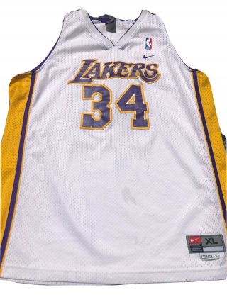 Rare Nike Los Angeles Lakers Shaquille O 