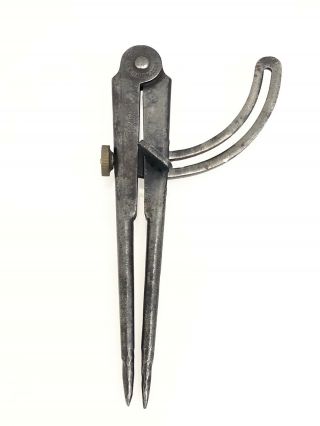 Antique Vintage Tools 6 " W S Co " Lodi " Caliper/divider/machinist Tool