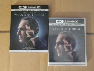 Like - Phantom Thread: W/rare Oop Slipcover (4k Ultra Hd & Blu - Ray) No Code