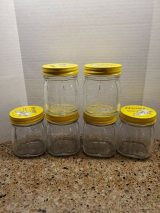6 Vintage Osterizer Blender Mini - Blend Container 8 Oz Blend & Store Jars & Lids